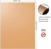 Copper Grill Mat-Juego de 5 Heavy Duty BBQ Grill Mats antiadherente, BBQ Grill & Bak - details 0