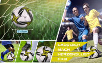 Bola De Fútbol Profesional Tamaño 5 PVC Para Entrenamiento Y Competencias Deporte Oficial Bolsa De Algodón Mecánica De Sujeción - details 11