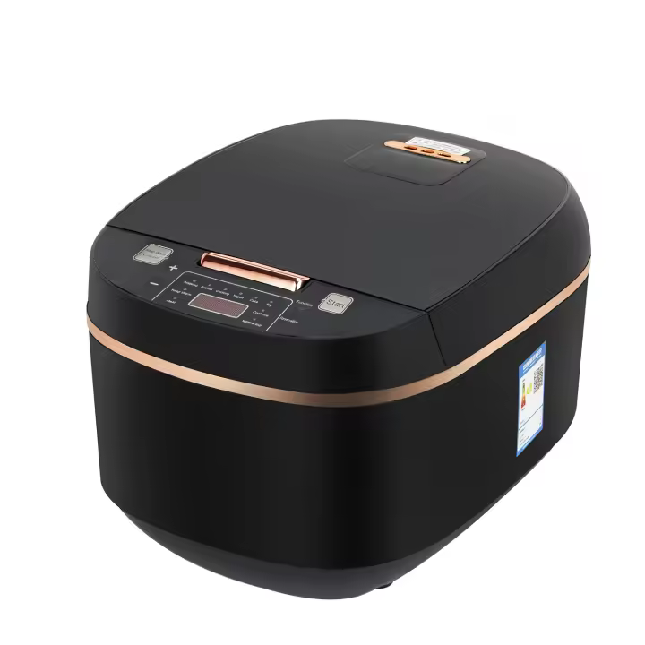 DAM. Arrocera eléctrica de calor tridimensional y 900W. Funciones y programas de cocina pregrabados. Cuenco antiadherente de 5 capas y con 5L de capacidad. 24x35x24cm. - 1