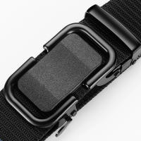 Cinturón De Lona De Nylon Para Hombres Con Hebilla Automática De Metal Para Trabajo Al Aire Libre Estilo Fashion - details 2