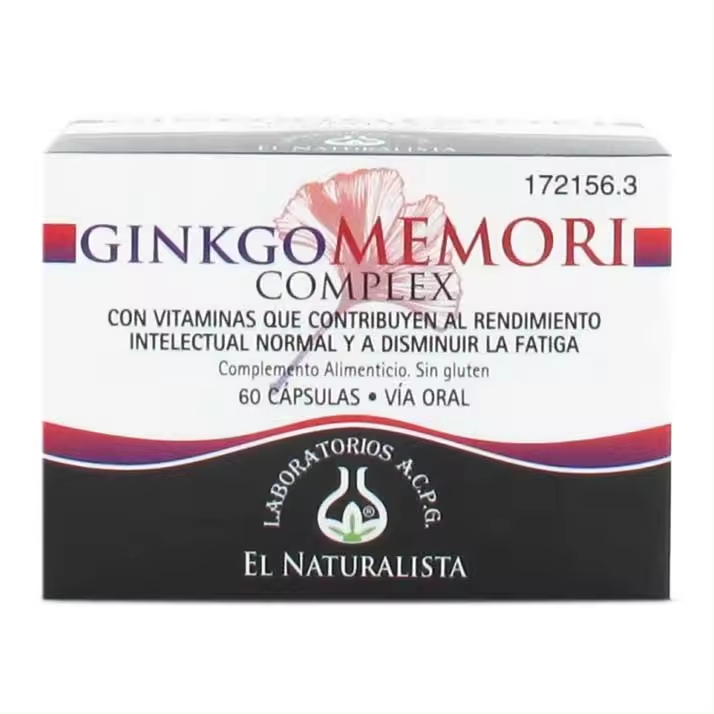 El Naturalista Ginkgomemori Complex 60 Capsulas. - 1