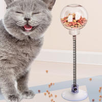 Juguete De Bola Para Gatos Dispensador De Alimentos Para Interiores Con Tratamientos De Primavera Juguete Divertido Para Mascotas - details 6