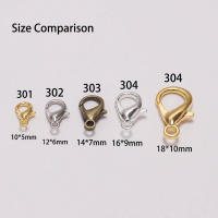100pcs Abrazaderas De Langosta De Metal Para Pulseras Y Collares Cierre De Cadena Accesorios Para Joyería DIY Encuentros - details 0