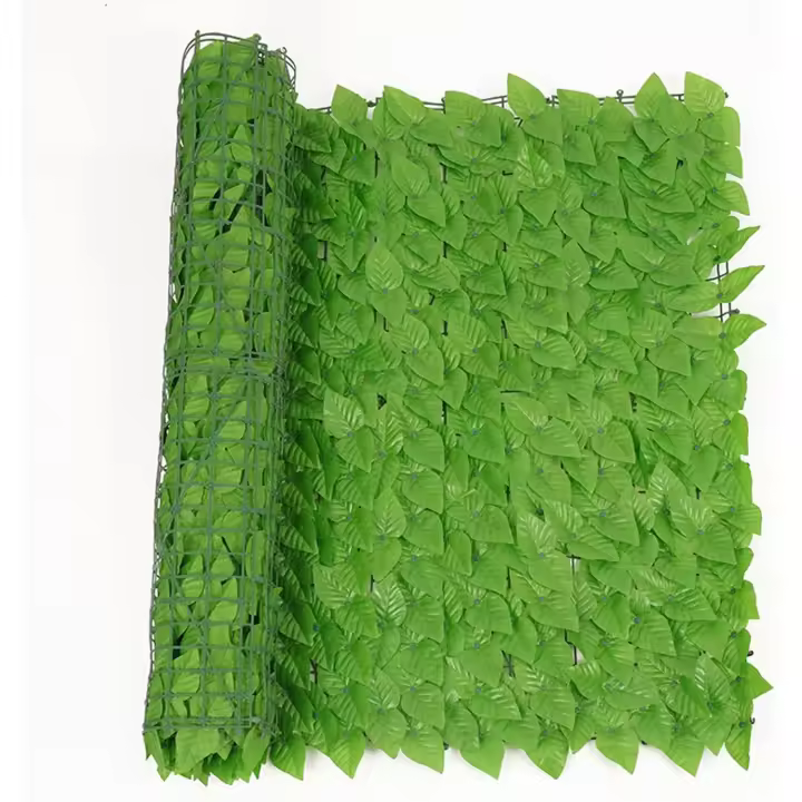 Artificial Jardín Protección Visual, proteccióny Anti Viento, Valla De Hiedra Artificial Decoración, Privacidad Protegida, Para Decoración Exterior(Size:1x3m) - 1