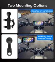 Monitor Portátil Para Motocicleta 7 Pulgadas Con DVR Navegación GPS Wireless CarPlay Android Auto Airplay Pantalla Moto Carplay IPX 7 Resistente Al Agua - details 15