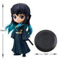 Figura De Anime Demon Slayer 13-15cm Nezuko Tanjirou Zenitsu Inosuke Kyoujurou Giyuu Qposket PVC Juguete Modelo Para Niños Regalo - details 12