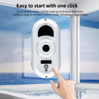 5600pa Home Window Auto Spray Limpieza Robot Aspirador Múltiples Modos Inteligentes de Limpieza de Ventanas Trabajo Automático Mando a Distancia Inteligente Seguro Anti Caída Limpia Cristales Eléctrico - details 0