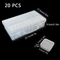 Caja De Almacenamiento De Plástico Transparente Para Bolas Mini Organizador De Artesanía Pequeño Empaque Independiente - details 1