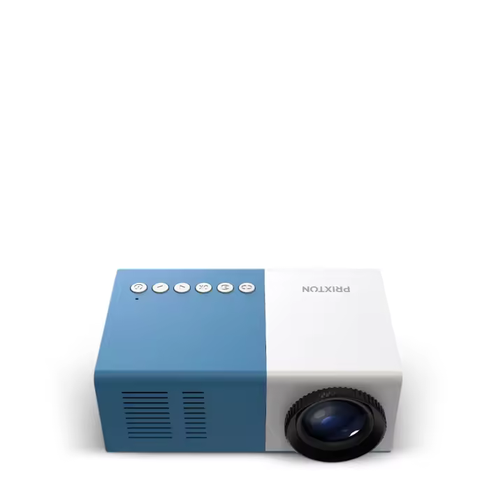 Proyector Cinema Mini - 900 Lúmenes - LED 320x240 QVGA - Mando a distancia - Conexión HDMI, USB, AV IN, MicroSD  PRIXTON - 1