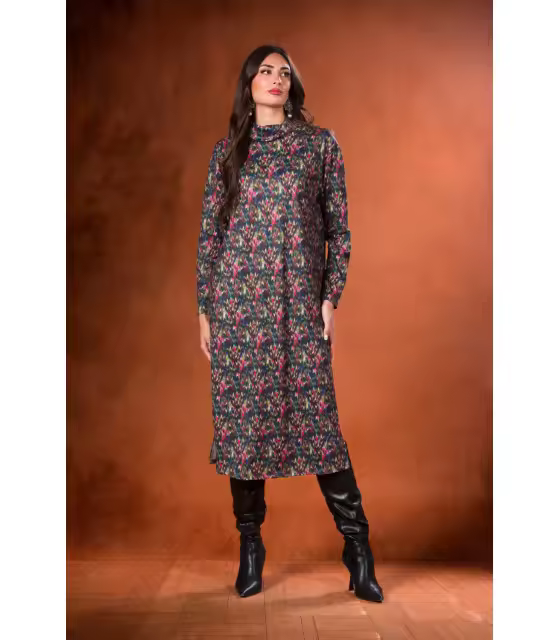 VESTIDO CISNE JERSEY ACUARELA KAHYRA Kahyra V2344D - 1