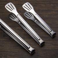 Pinzas De Alimentos De Acero Inoxidable Para Cocina Utensilios De Buffet Herramientas De Cocina Resistentes Al Calor Para Pasteles Saladas BBQ - details 3