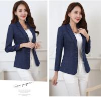 Chaqueta De Negocios Para Mujer Estilo Lady Oficina Elegante Y Ajustada Cierres Únicos Blazer Formal Para Todas Las Estaciones - details 16