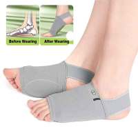 Almohadillas De Apoyo De Arco De Silicona Para Mujer Y Hombre Corregidor De Pies Planos Alivio Del Dolor De Fascitis Plantar Ortóticas Transpirables Antideslizantes Y Absorbentes De Impacto - details 2