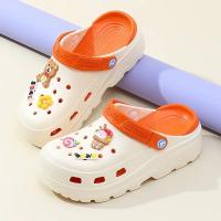 Sandalias De Verano Para Niñas Con Tacón Y Suela Gruesa Zapatillas De Hogar Y Jardín Transpirables Para Playa Zapatos Huecos - details 12