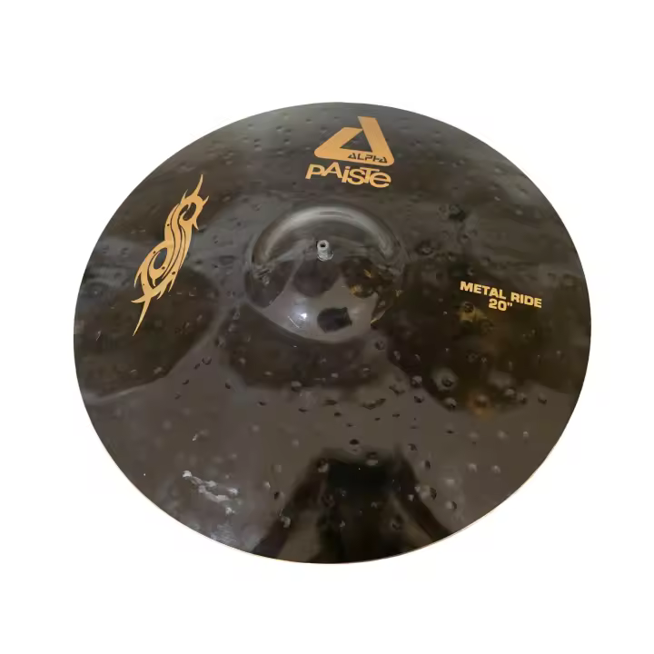 New brand Paiste Black Alpha 20" Metal Ride Joey Jordison Edition - 1