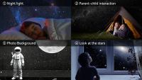 Proyector De Galaxia Con Astronauta Y 13 Piezas De Película Luz Nocturna Para Habitación De Niños Planetario 360° Giratoriolampara De Noche Para Dormitorio - details 9