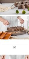 1Pc Molde Para Pastel De Lámina De Aleación De Hierro Ecológico Antiadherente Para Hornear Brownies Panes Y Postres Cuadrado - details 6