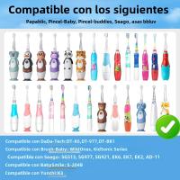 Cabezales De Cepillo De Dientes Para Niños 10PCS Reemplazables Suaves Compatible Con Seago SG977/EK6/EK7/SG513 Electrónicos - details 3