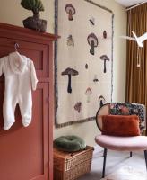 Ferm Living Tapiz De Bosque Sand Nórdico Con Setas Para Sofá Y Silla Decoración De Hogar Estilo Nórdico Y Minimalista - details 6