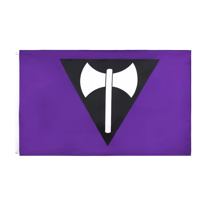 Bandera Butch Lesbian LGBT De 90x150cm Para Decoración Colgante Material Poliéster Estilo Impreso Uso Decorativo - 1