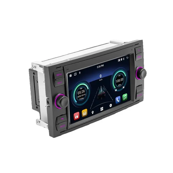 7'' Car Radio for Ford Focus 2 S C Max Mondeo Kuga Fiesta Fusion Galaxy Android Auto Wireless CarPlay GPS Car Multimedia Player - 1