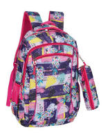J.S ONDO MOCHILA TIPO TELA PARA MUJER Mochila Escolar Mochila de Viaje Negocios Trabajo Diario Antirrobo Impermeable Grande Mochila Ordenador ESTAMPADO - details 4