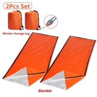 Bolsa De Sueño De Sobrevivencia Portátil Impermeable Para Camping Al Aire Libre Equipo De Seguridad Primera Ayuda Rescate Mylar Aislante De Térmica - details 2