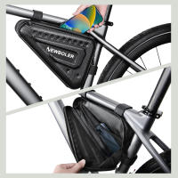 Bolsa De Tubo Impermeable NEWBOLER EVA 2.5L Para Ciclismo MTB Y Carretera Bolsa Triangular De Marco Frontal Para Reparación De Herramientas - details 9