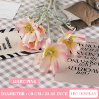 1PC Flor De Seda Artificial Camomila Daisy Para Decoración De Hogar Fiesta Boda Habitación Uflower Estilo Rama De Flores - details 8