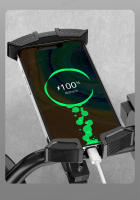 Soporte De Teléfono Móvil Para Motocicleta SEAMETAL Montura Para Manillar Con Espejo Retrovisor Soporte Para Celular Al Aire Libre - details 11