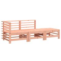 vidaXL Juego de muebles de jardín 3 pzas madera maciza de pino Pino natural, Pino blanco, Pino gris Conjunto Terraza Muebles Jardín Exterior Juego de Muebles de jardín Mueble Jardín Exterior Muebles de Salon Exterior - details 5