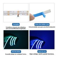 Tira De LED COB RGB Flexible 12V 1M 2M 3M 4M 5M 576/756LEDs Para Decoración De Habitación Y Sala De Estar Luces Neón SMD5050 Sin Certificación - details 2