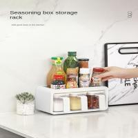 Organizador De Hierbas Para Cocinar Caja De Almacenamiento De Especias Jars De Aromaterapia Contenedor De Pimienta Y Azúcar Estilo Moderno PP - details 22