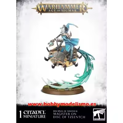 WARHAMMER AGE OF SIGMAR MAGISTER ON DISC OF TZEENTCH - GAMES WORKSHOP 97-39 - 1