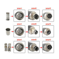Silenciador De Motocicleta Universal Removible 50.8mm 60mm Para Escape Moto Catalizador DB Killer - details 5