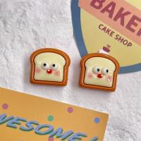 6pcs Alimentos De Anime Cartoon Burger Fries Re Refrigero Magnets Kawaii Pegatinas De Tablero Blanco Decorativos Para Refrigero Material De Resina Colores Mixtos - details 3