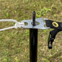 Ajustador De Cordones Para Tienda De Camping Cierre De Tira De Amarre Carabina Clip Fijador De Cuerda Tensión De Cuerda - details 2