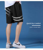 Shorts De Correr Para Hombre Talla Grande Secado Rápido Bolsillo Con Cierre Para Gimnasio Y Baloncesto Negro Shorts De Entrenamiento Deportivo Con Cierre De Cremallera - details 4