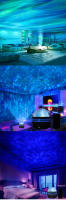 Proyector De Estrellas USB 5V Aurora Galaxia Luz De Noche 360° Giratoria Con Control Remoto Onda Marina Luz Del Norte Para Dormitorio Fiesta KTV - details 1