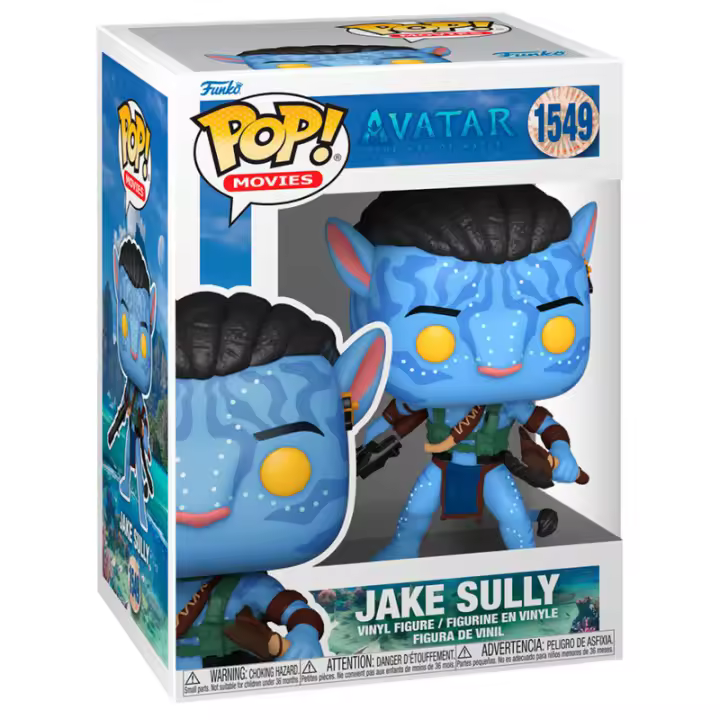 Funko Pop Cine Avatar The Way Of The Water Jake Sully Battle-Figura de Vinilo Coleccionable - Idea de Regalo- Mercancia Oficial - Juguetes para Niños y Adultos - Movies Fans - Muñeco para Coleccionistas y Exposición - 1