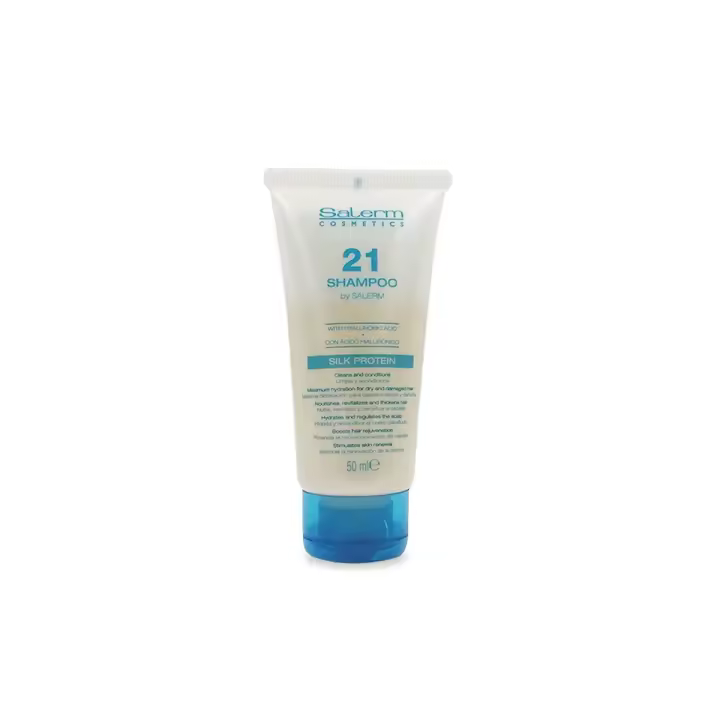 Salerm Cosmetics Champú Acondicionador para Cabellos Secos y Dañados con Ácido Hialurónico - 1
