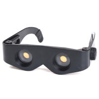 Telescopio Binocular Portátil De Estilo Gafas Negro Para Pesca Senderismo Conciertos Magnificación 3x Lente Objetivo 28mm - details 1