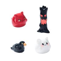 5Pcs Mini 3D Decoración De Halloween Bat Pumkin Fantasma Resina Miniatura Ornamentos Para Casa De Muñecas Accesorios DIY - details 9