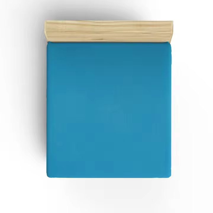 Sábana Bajera Ajustable Wellhome 180x200 Blanco Algodón 117gr/m² Protección Antibacteriana - 1