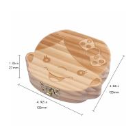 Caja De Dientes Del Bebé En Madera Para Niños Y Niñas Organizador De Almacenamiento De Dientes Regalo De Cumpleaños Souvenir Para Niños Y Niñas - details 6