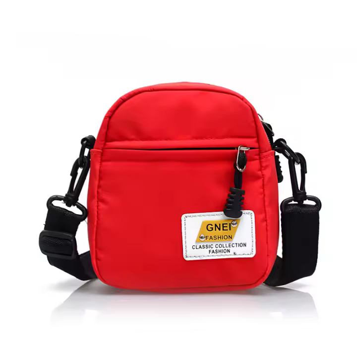 Nueva Bandolera Univalente De Moda Para Otoño E Invierno Nylon Sencillo Japonesa Mujer Bolsa Con Cierre De Cremallera Y Bolsillo Para Teléfono Móvil - 1