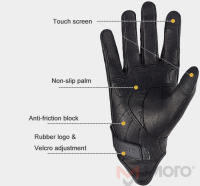 Guantes De Motocicleta Suomy De Cuero Para Hombre Y Mujer ProtecciónVintage Ciclismo Primavera Otoño Guantes De Motocross ATV - details 8