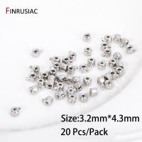 Accesorios De Joyería DIY Con Cierre De Hombro Y Cadena Extensora Bolas De Espaciador Metálicas Platinadas En Oro 14K - details 4