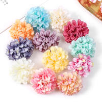 Cabezas De Flores Artificiales De Algodón Pura Seda Hydrangea 4cm Para Decoración De Hogar Boda Decoración De Matrimonio Accesorios De Coronas De Novia - details 0