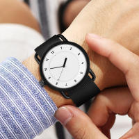 Reloj De Pulsera Analógico De Cuarzo Para Parejas Moda Nylon Correa Redonda Casual Sin Resistencia Al Agua Material De Aluminio - details 0